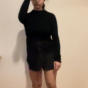 All saints stewarded turtle neck top